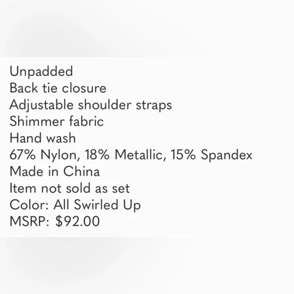 L*Space Brittany Bikini Top in All Swirled Up - Picture 6 of 10